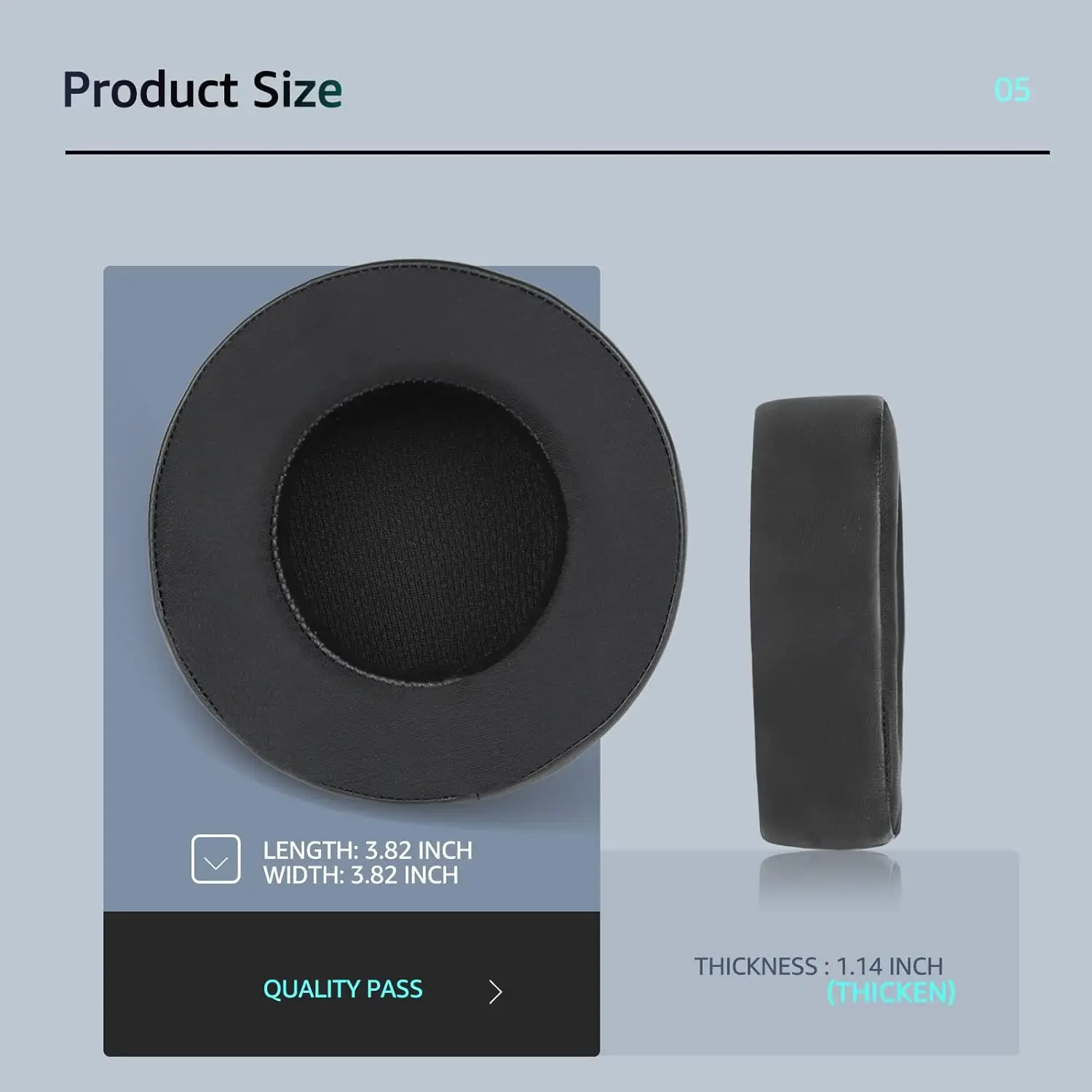 Сменные амбушюры Corsair Virtuo с охлаждающим гелем для игровой гарнитуры Virtuoso из