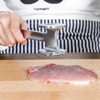 

Meat Tenderizing Needle Aluminum Alloy Meat Tenderizer for Steak Tender Meat Needle Steak Tenderizers Pork Chop Hammer Tool