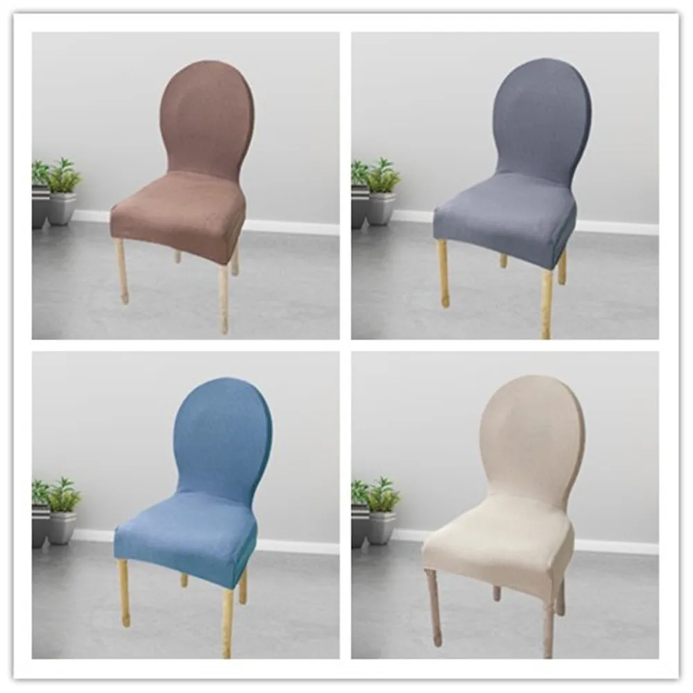 Covers Dining Room Elastic Seat Cover Kitchen Protector Case Chair Cover Stretch Hotel Banquet Stool Cover