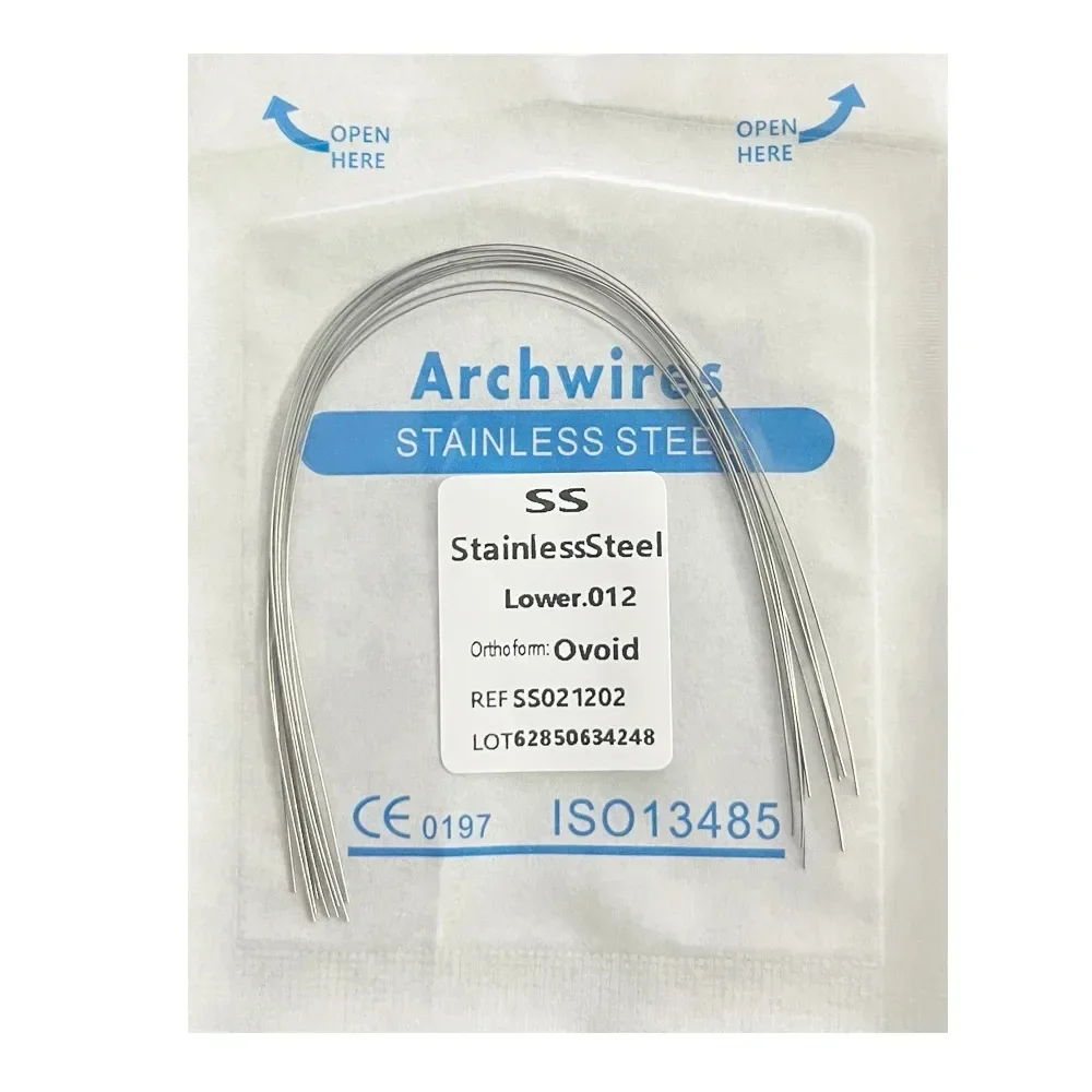 10 упаковок стоматологических дуговых проводов ортодонтическая суперэластичная