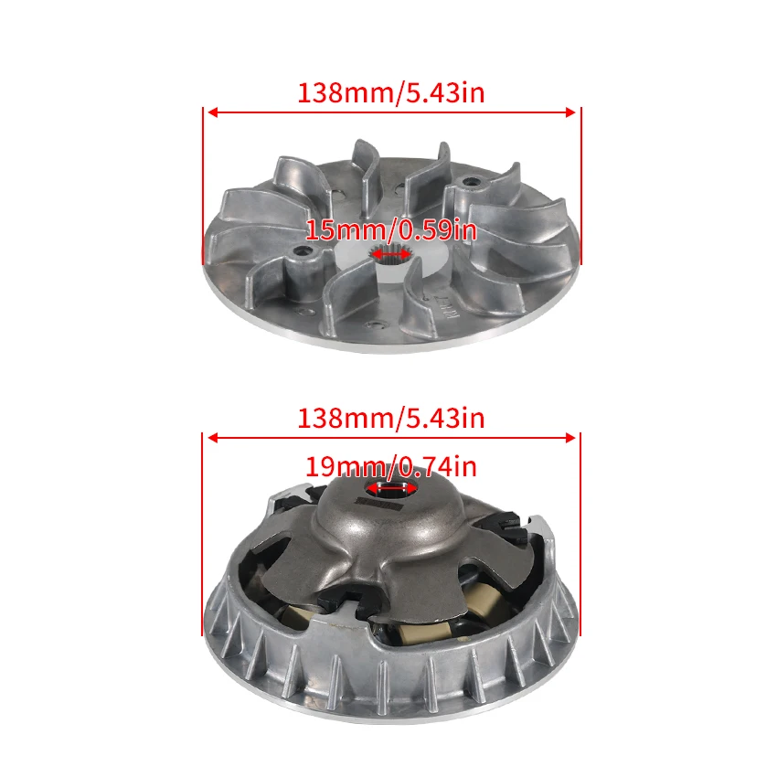 Переднее приводное колесо в сборе 22102-KHE7-900 для Kymco People GTi 300 S 250 250i 300i Yager xcyto250i