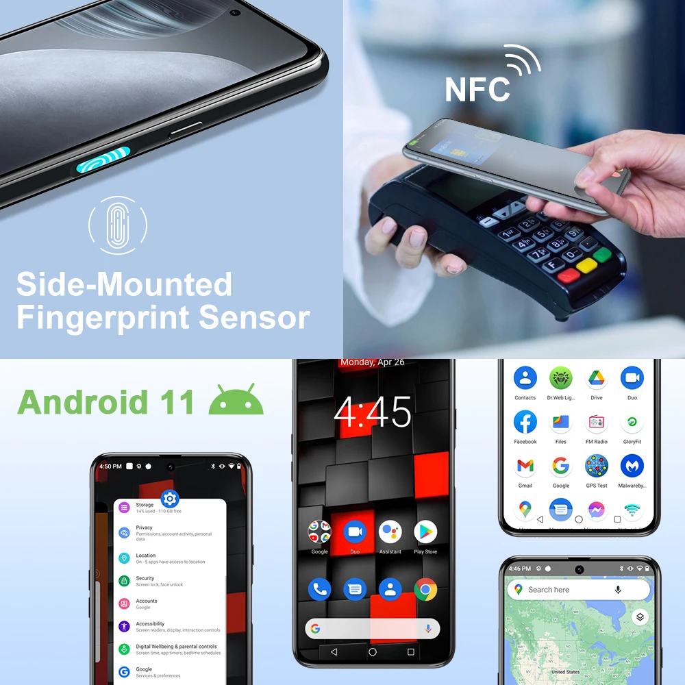 Cubot X50 Android 11.0 Mobile Phone 6.67Inch FHD Display Helio P60 Octa Core 4G Smartphones 64MP Quad Camera 4500mAh Battery NFC