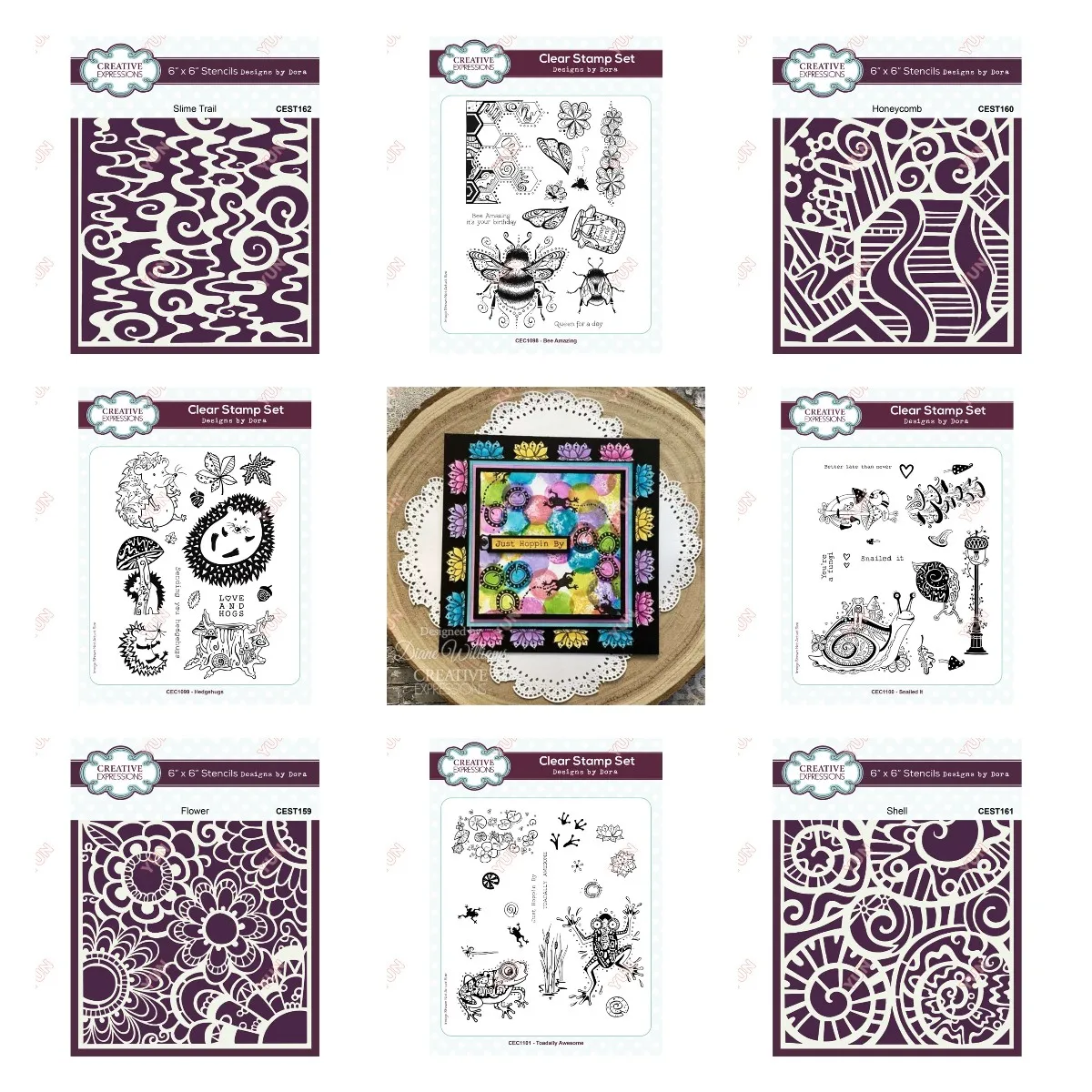 Трафареты в центральноевропейском стиле для летнего времени прозрачные штампы с