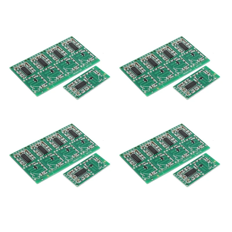 

20X RCWL-0516 Microwave Radar Sensor Smart Switch Module Human Body Induction Module 5-7M Detection Distance 4-28V 100MA