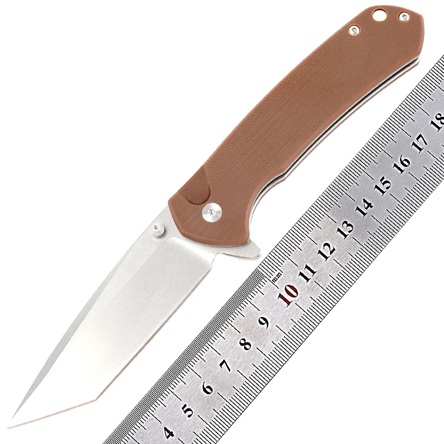 Карманный складной нож HWZBBEN J277 с ручкой G10 лезвие D2 резак для кемпинга на открытом