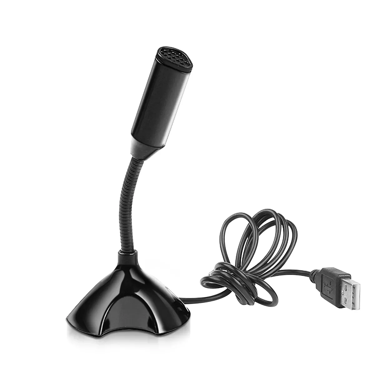 

NEW2023 Microphone for laptop and Computers Adjustable Studio Singing Gaming Streaming Mikrofon Stand Mic With Holder Desktop