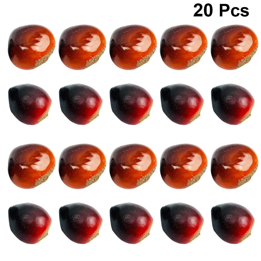 

Accessories Simulation Chestnuts Artificial Chinese Model Lifelike Decorations