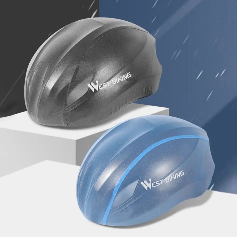 

Waterproof Bike Helmet Cover With Reflective Strip Cycling Bicycle Helmet Rain Cover Ultralight MTB Helmet Dustproof Snow Covers