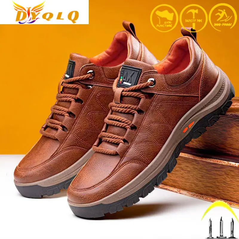 

2022 Newest Upgraded Work Safety Shoes Anti-Puncture Indestructible Men's Women's Sports Safety Boots