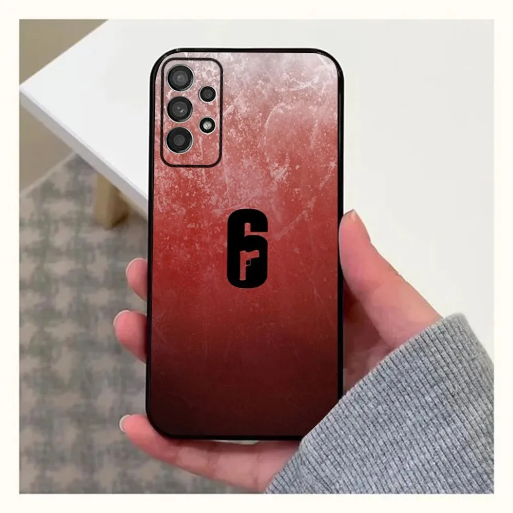 Чехол для телефона Game Rainbow Six Siege Samsung Galaxy A20 A21s A22 A31 A32 A52 A53 A72 73 A80 A91 Мягкий черный