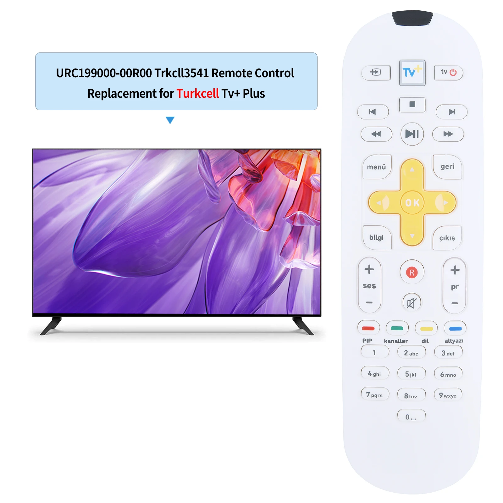Пульт дистанционного управления для телевизора Turcell+ Plus URC 199000 -00R00