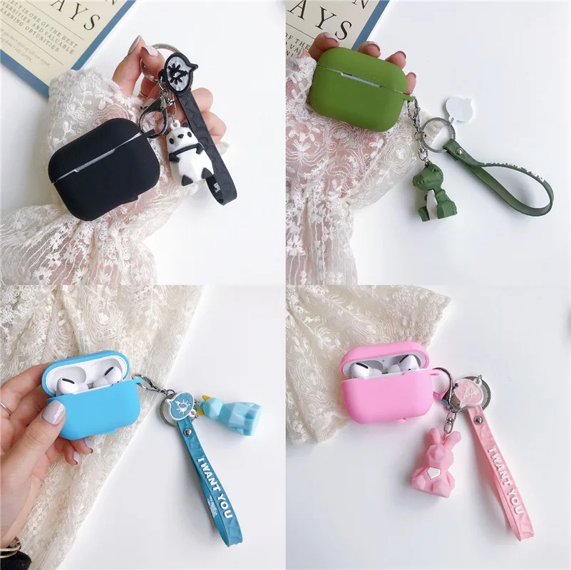

Lovely Animals Multicolor Animal Pendant Apple AirPods 2 Case Cover AirPods Pro Case IPhone Earphone Accessories Air Pod Case