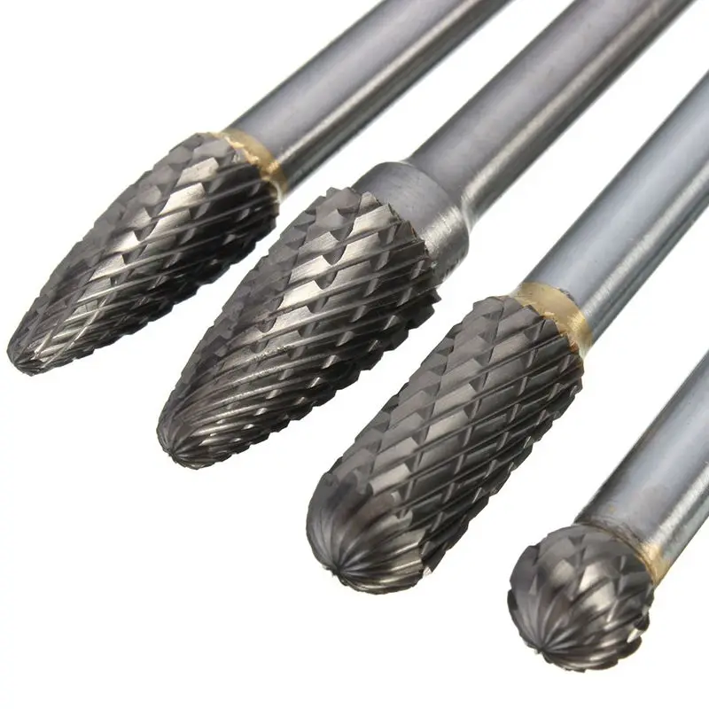 Набор шлифовальных головок из вольфрамовой стали 4 шт./компл. 150-160 мм диаметр 6