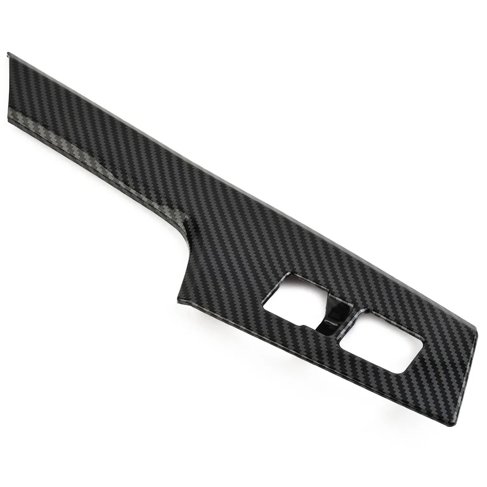 Стильная карбоновая Наклейка для окна подъемника переключателя панели крышки