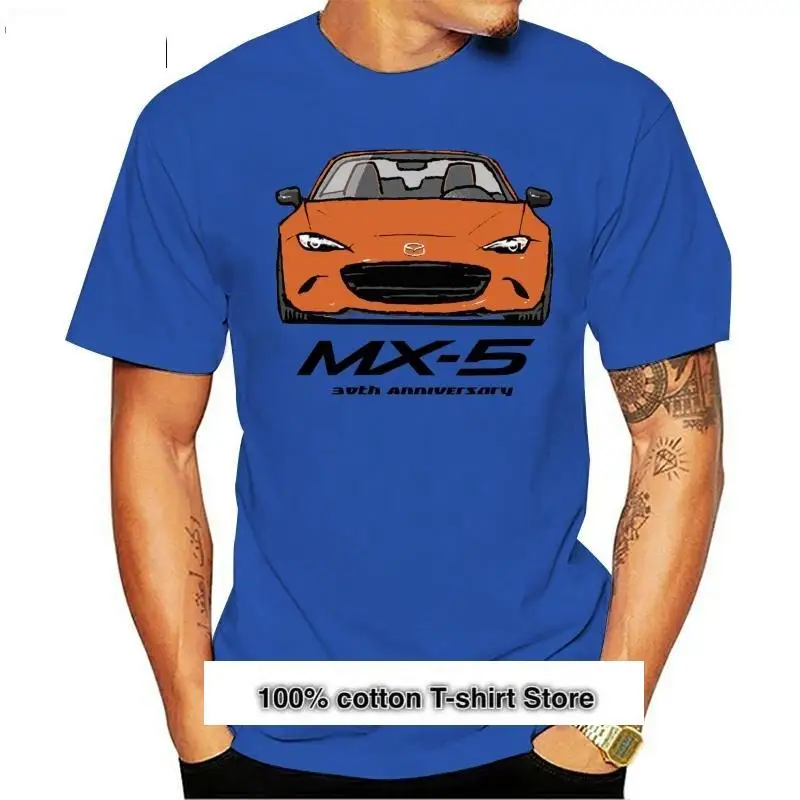 

Camiseta MX5 Miata для мужчин, camisa naranja de 30 юбилей для женщин