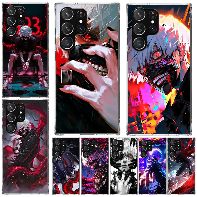 Фото Мягкий чехол G-Ghoul Tokyo Kaneki Ken для Samsung Galaxy S22 S23 S24 S25 Edge S26 Ultra S20 FE S21 Plus + Fundas Coque Galaxy №1