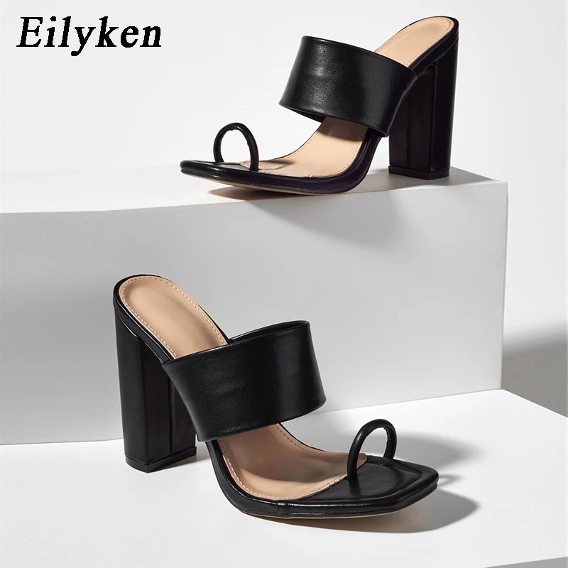 Eilyken 2023 Women Gladiator High Heels Sandals Summer Party Dress Shoes Cross Strap Lace-up Pumps size 41