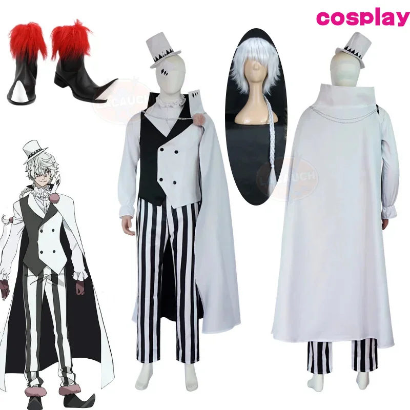 Горячие Бунго Бродячие Собаки 4 Сезон Николай Гоголь Пальто Шляпа Плащ Полный