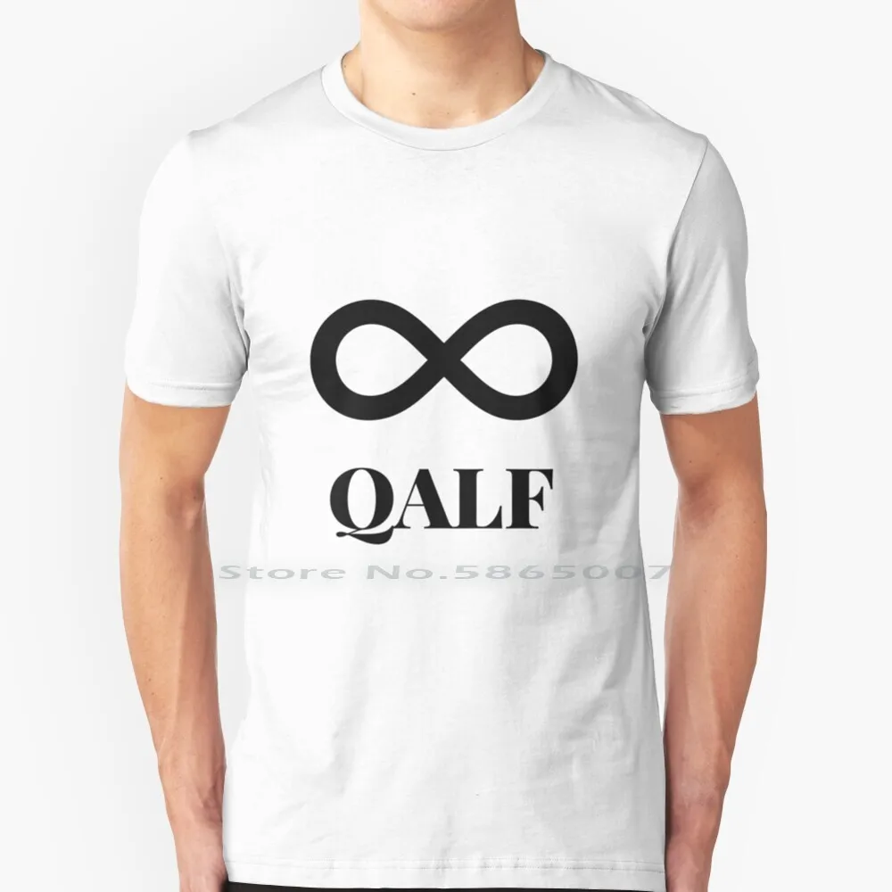 Футболка Damso Qalf из 100% хлопка Life Infinite Pnl Июль французский рэп Djadja Dinaz большой размер