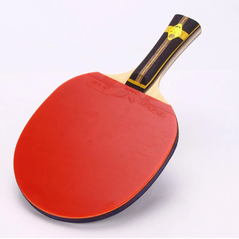 Professional Super ZLC Table Tennis Racket Assembled With Double Side Rubber Fast Attack Loop Flared Long Grip Ping Pong Bat