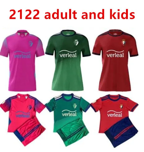

Adult Men Kids Kit 21 22 Osasuna Football shirt RUBEN GARCIA R.TORRES CHIMY AVILA BUDIMIR MANU SANCHEZ GARCIA soccer shirt.