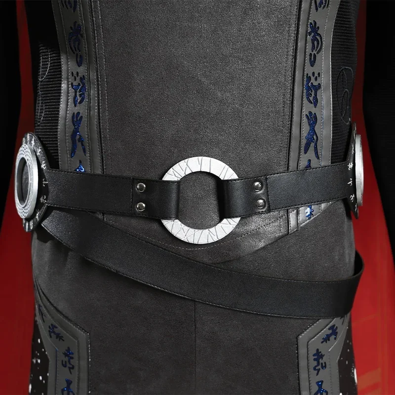 FC6Взрослый мужчина Агата Косплей All Along William Kaplan Костюм Кожаный топ Брюки Наряд