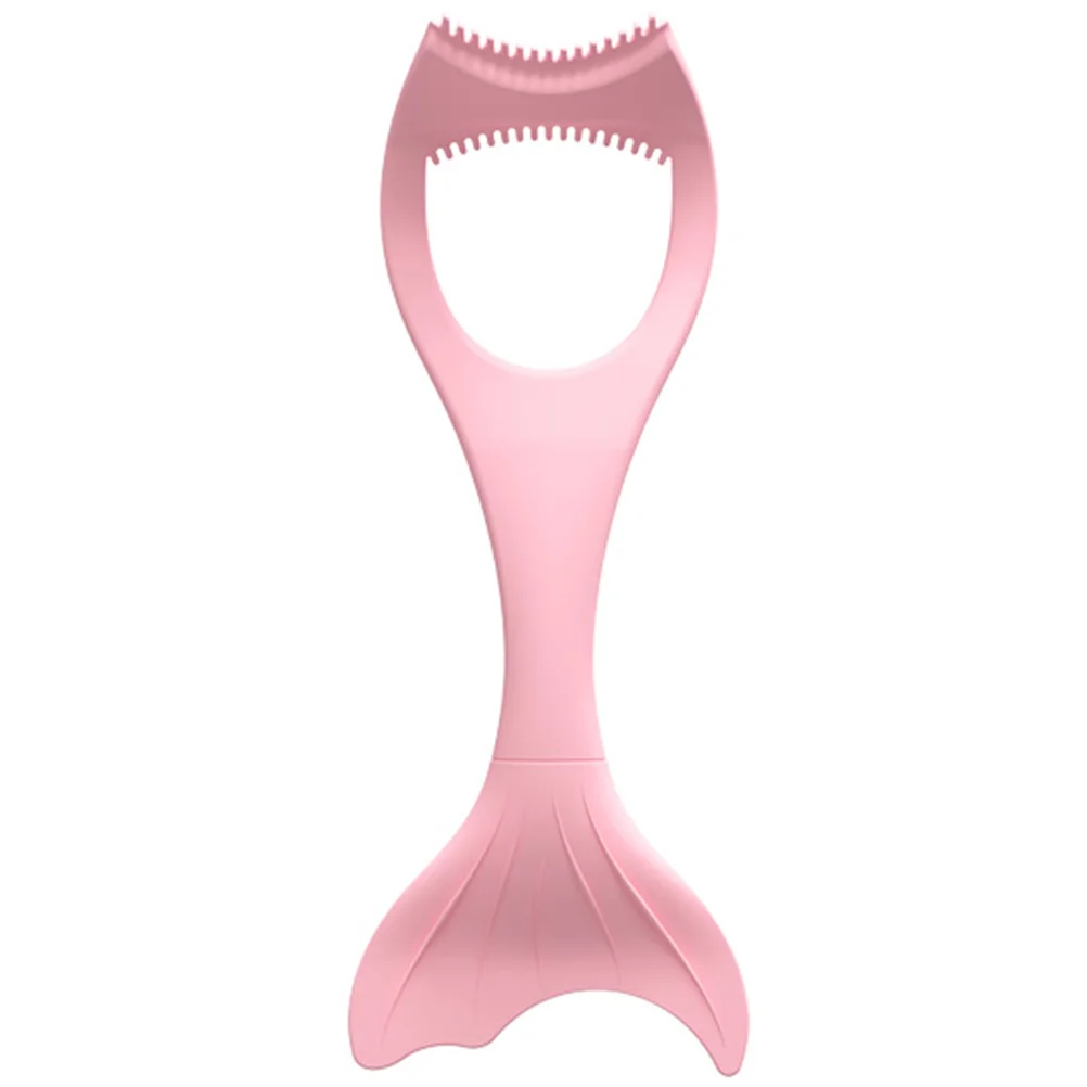 

Silicone Molds Eyelash Brush Mascara Shield Applicator Silicone Mermaid Mascara Guard 2 in 1 Eyelash Comb Eyeliner Stencils for