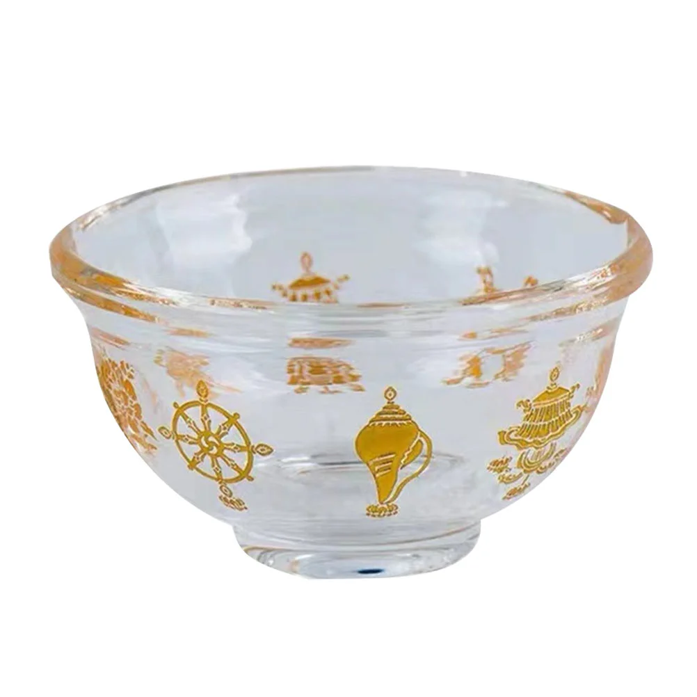 

Delicate Water Cup Crystal Buddhism Cup Household Offering Cup Offering Accessory