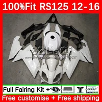 gloss white injection body for aprilia rsv125 r rs 125 rs4 rs125 12 13 14 15 16 rs 125 2012 2013 2014 2015 2016 fairing 14lq 127