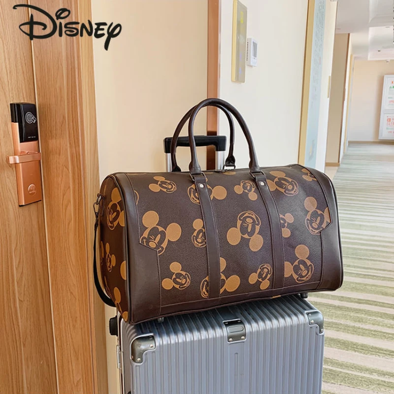 Disney Mickey New Unisex Travel Bag Fashionable High Quality Fitness Bag Popular Large Capacity Simple Handheld Luggage Bag