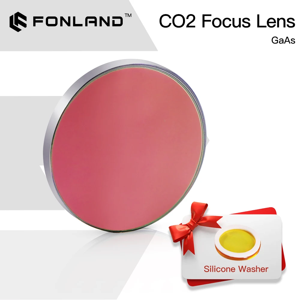 

FONLAND GaAs Focus Lens Dia.18 19.05 20 25mm FL 38.1 50.8 63.5 76.2 101.6mm 1.5-4" for CO2 Laser Engraving Cutting Machine