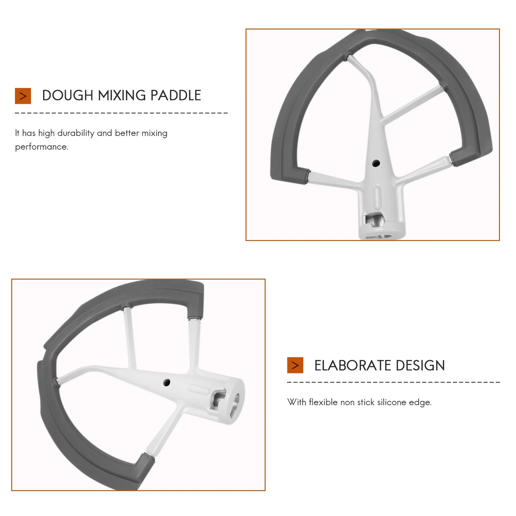 Убиватель с гибкими краями для миксера KitchenAid подъемной чашей — 6-литровое