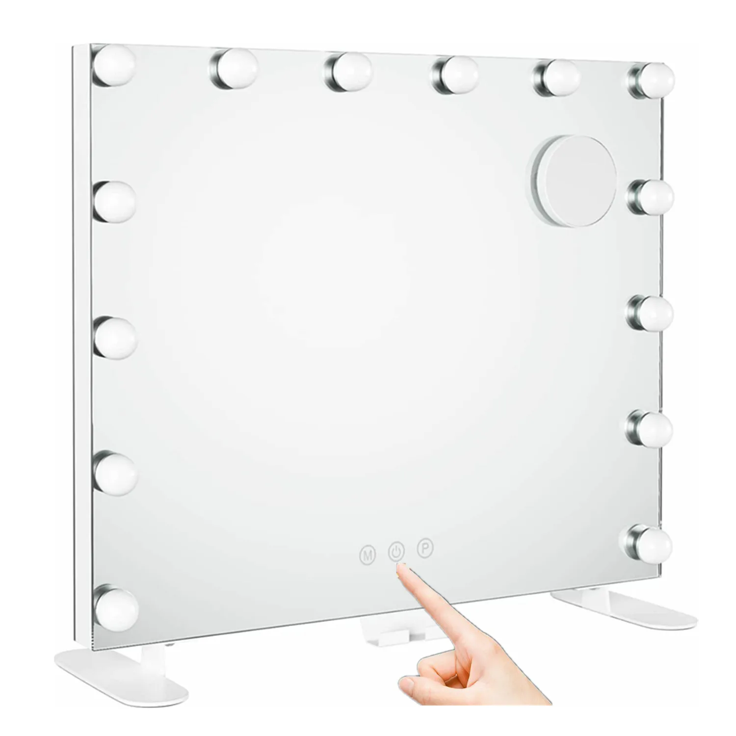 

Mirror Lighted Makeup Mirror 14 Bulbs Vanity Mirror 3 Color Modes