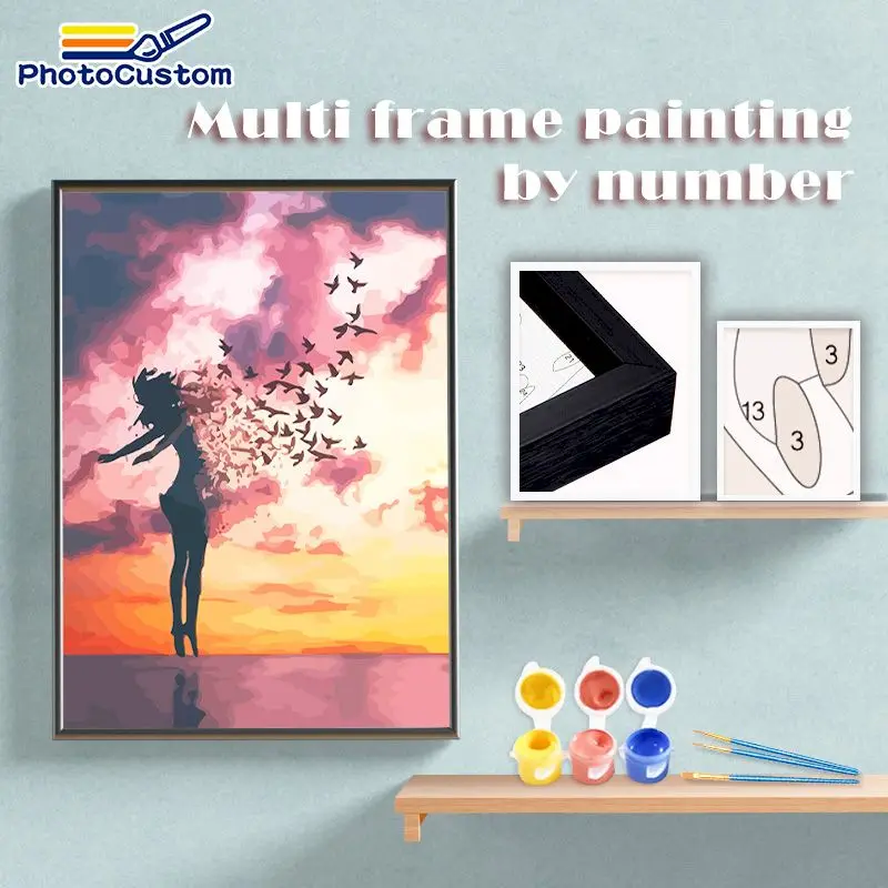 

Картина по номерам для интерьера, ручная роспись