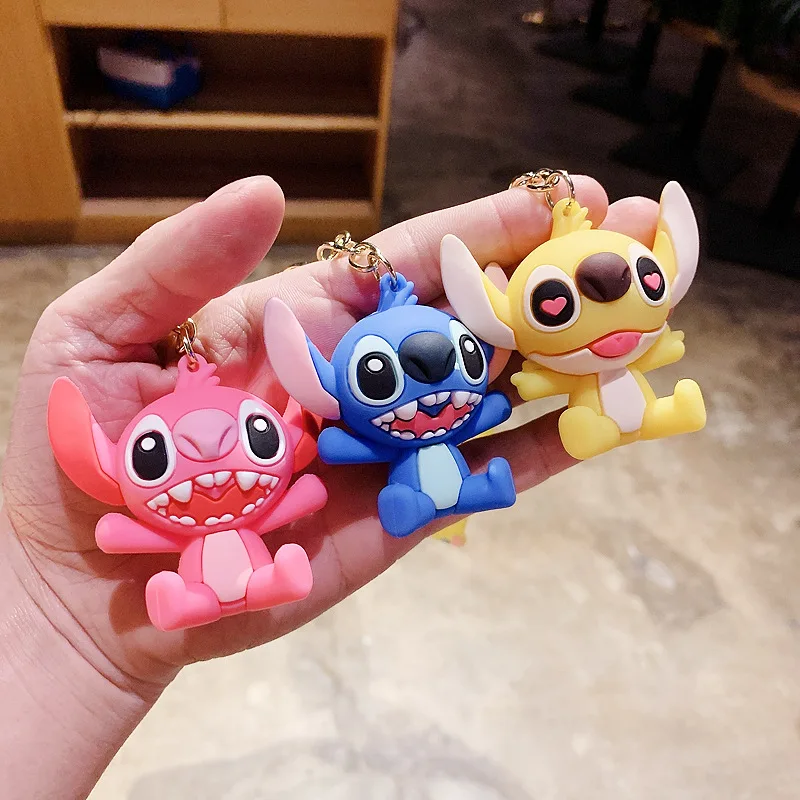 

4Style Lilo & Stitch Keychain Pendant Model Kid Figure Toy Children Giftfigure Toy Birthday Gifts