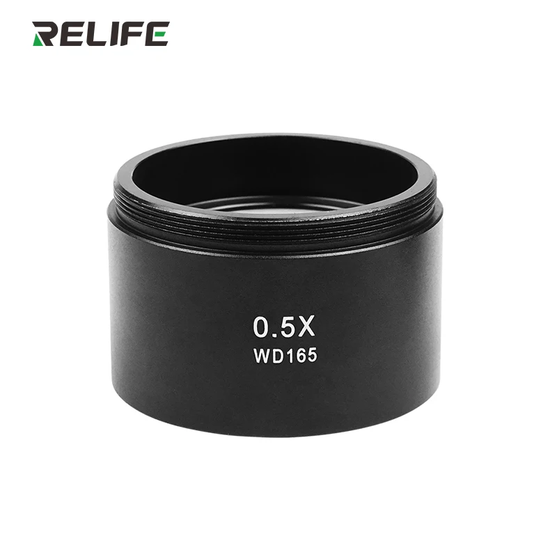 Фото RELIFE M-21 M-22 0,5X 0,7X вспомогательный объектив для зум-стереомикроскопа с резьбой 48 мм для тринокулярного микроскопа №5