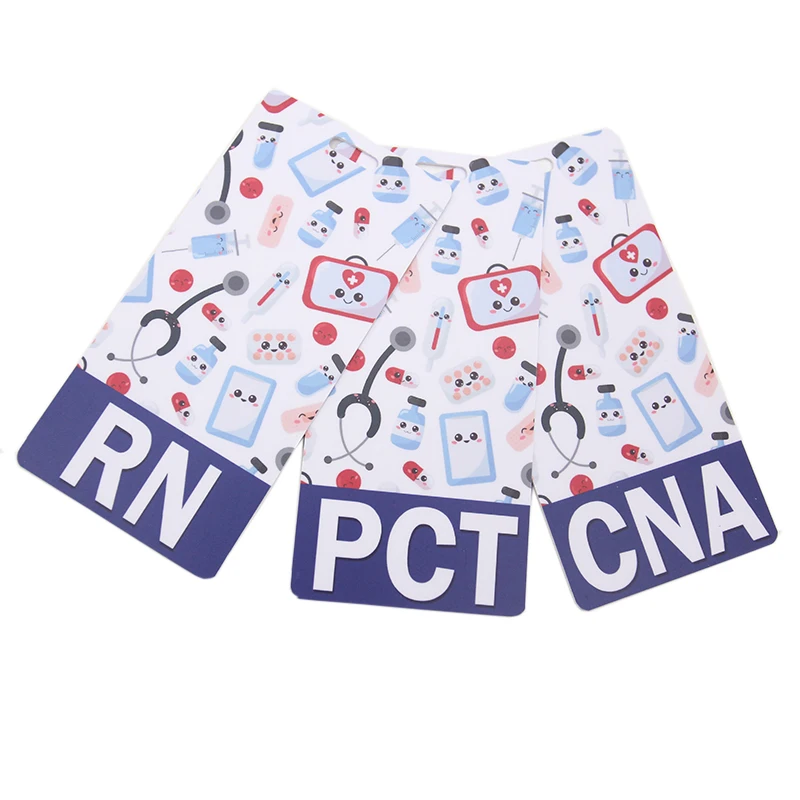 20 PCS Registered Nurse CNA RN LPN MA X-RAY PVC Badge Card Medical gift Office Supply Badge Reel Card For Nursing Accessories images - 6