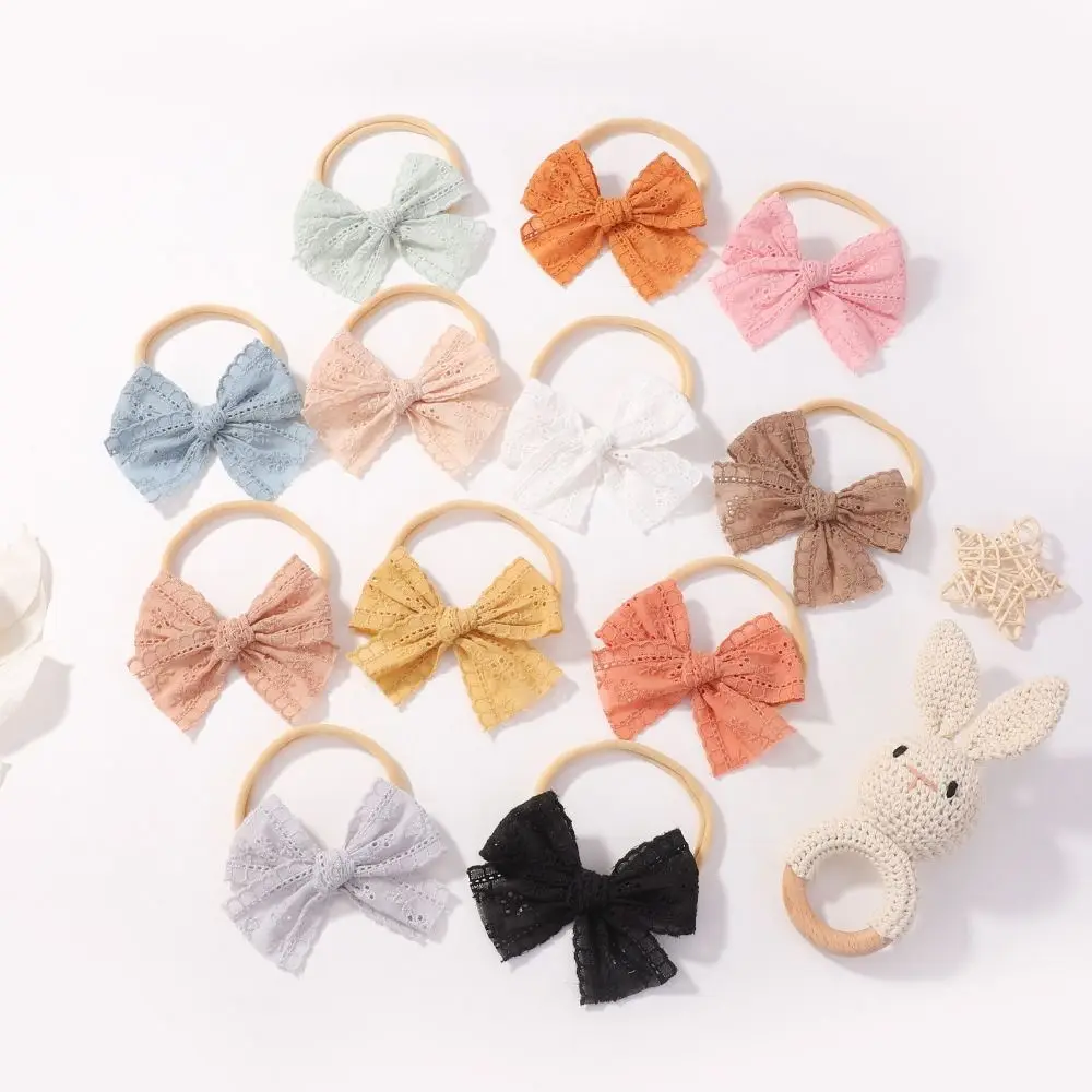 

Stretchy Soft Baby Girl Bows Replacement Infants Toddlers Girl Headbands Handmade Newborns Hair Bows