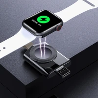 for apple watch charger portable wireless charger usb charging dock station for apple watch series 7 6 5 4 3 2 1 se
