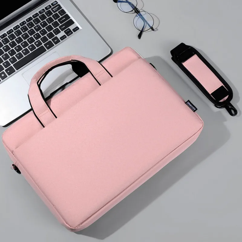 

Laptop Sleeve 14 Inch for Macbook Pro Air M1 2020 2021 16 15.6 15 Inches Portable Case Notebook Computer Briefcases Shoulder Bag