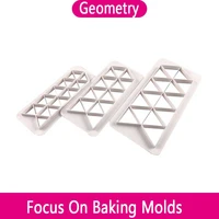 3pcsset cake bread biscuit cream stencil airbrush painting mold animal cookies fondant mousse kitchen baking decorating tools