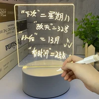 new acrylic dry erase board with light up dry erase board for table as a clear led letter message board note board no pen gift