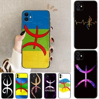 amazigh berber flag phone cases for iphone 13 pro max case 12 11 pro max 8 plus 7plus 6s xr x xs 6 mini se mobile cell