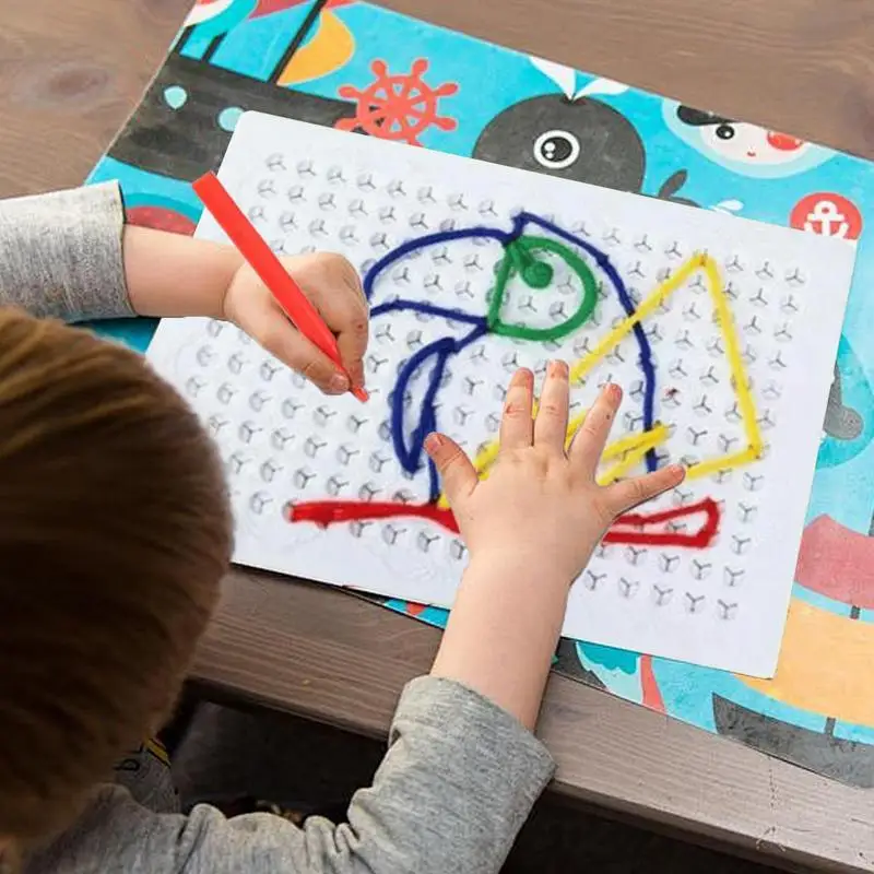 Нитевая доска для детей интерактивная игрушка раннего обучения со шнуровкой