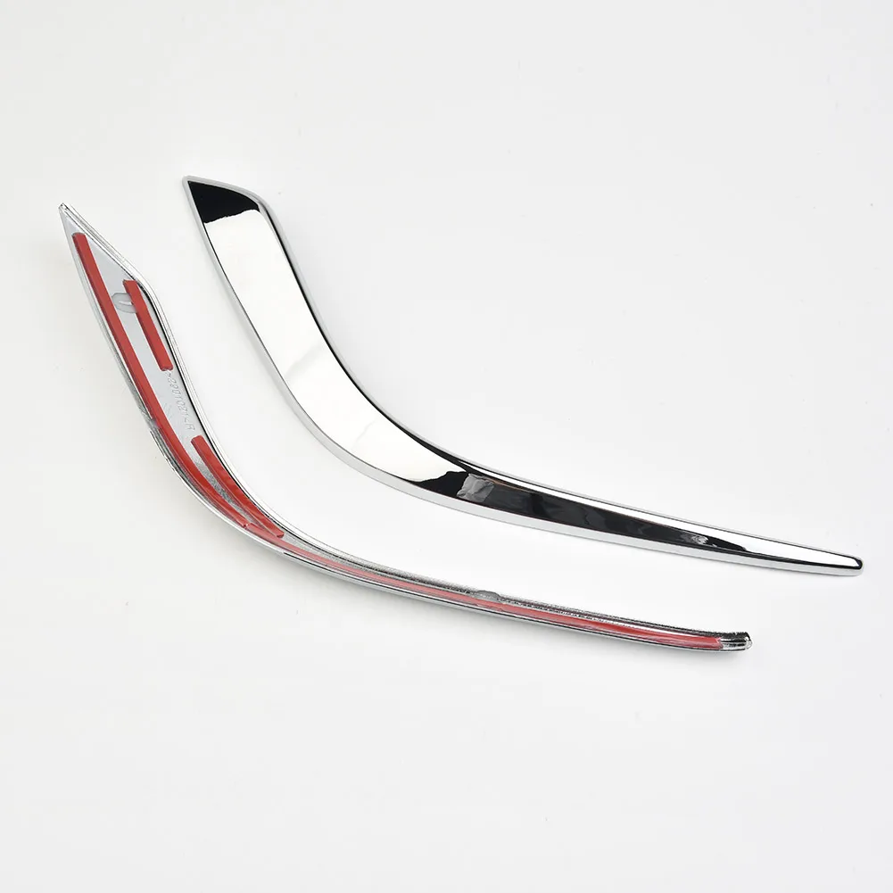 

Chrome Front Fog Light Lamp Cover Eyebrow Eyelid Garnish Streamers Outer Foglight Trim Fit For Mazda 6 Atenza Gj 2014-2016