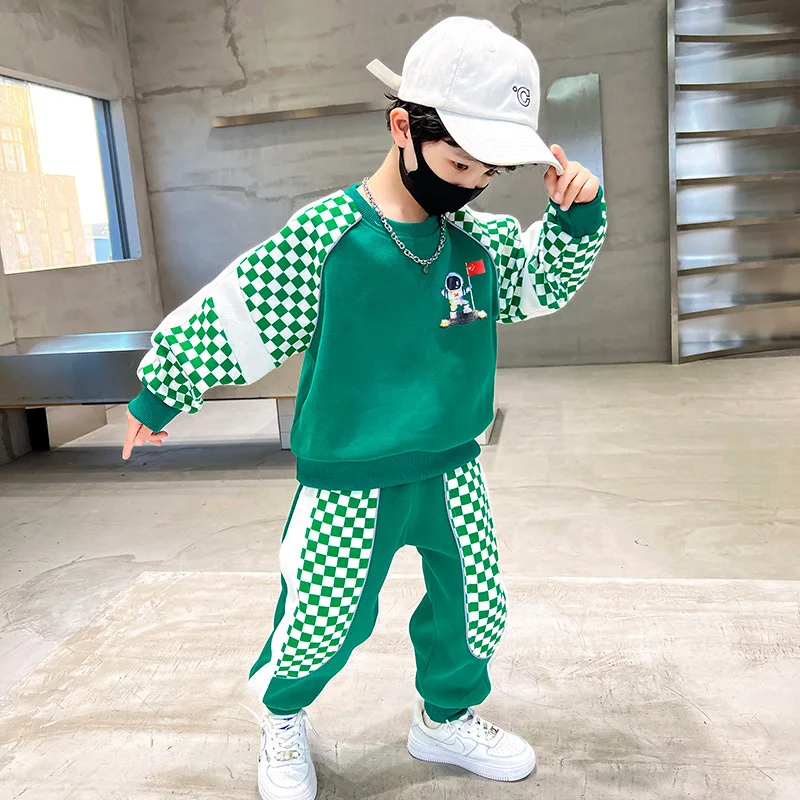 Children Clothing Set Boys Sport Suits Spring Autumn Casual Kids Tracksuits Clothes Children's Two-Piece Suit 4 6 8 10 12 Years