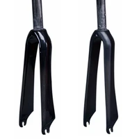 carbon fiber fork bike folding bmx bicycle front fork parts v brake 14 16 18 20 22inch axle width 74mm or 100mm