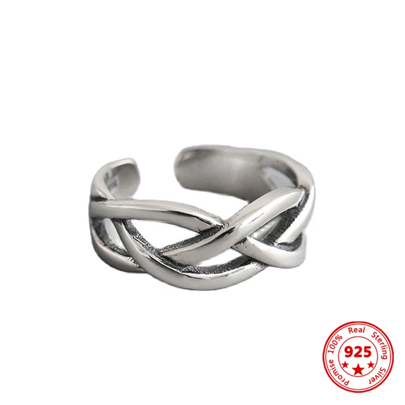 

Корейская версия кольца из стерлингового серебра S925, модное женское кольцо, оригинальные ювелирные изделия
