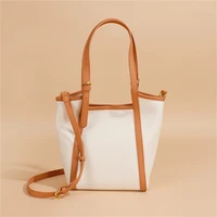 luxury designer handbag for women soft genuine leather shoulder crossbody bucket bag high quality female shopping bag purse new