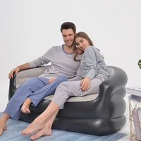 apartment folding sofa bed inflatable double sofa recliner flocked couch bed mattress living room home furniture sleeper sofas